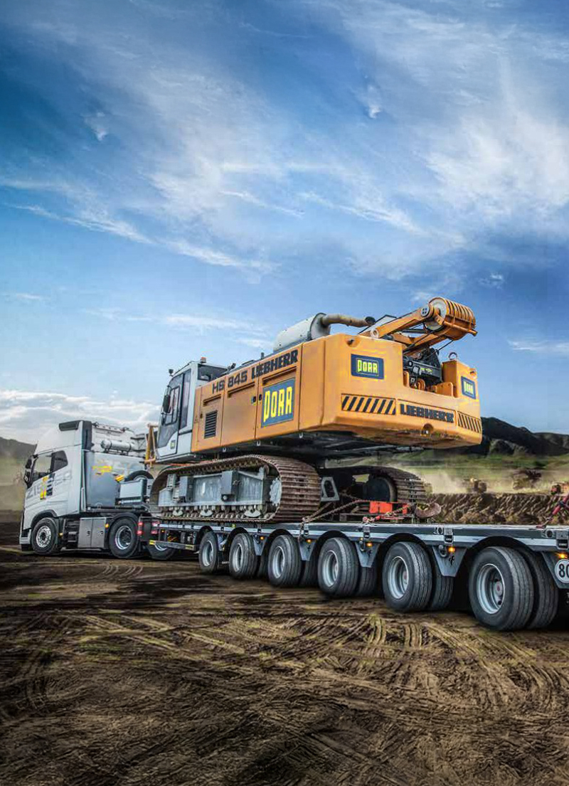 Transporte de maquinaria